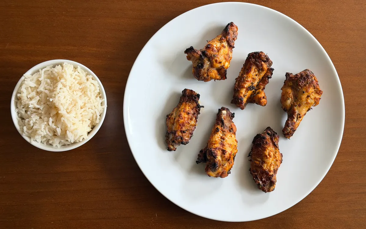 Pollo tandoori con arroz basmati